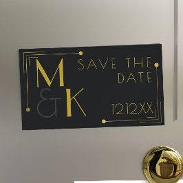 Gatsby Mariage Enregistrer La Date 25 Cartes Magné