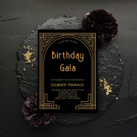 Gatsby Roaring 20s Elegant Gold Deko Arch Geburtst