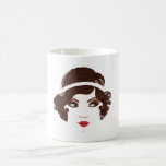 Gatsby Wedding Gatsby Gold Girl Tasse<br><div class="desc">Machen Sie Ihren Gatsby-Themenabend mit diesen lustigen Tasse unvergesslich! Ideal für Gastgeschenke oder Brautparty Geschenke. Teil der Gatsby Gold Kollektion.</div>