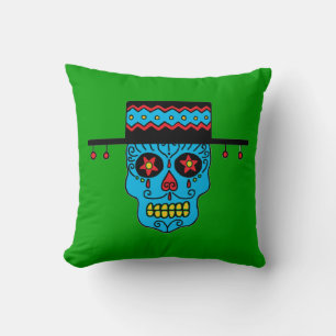 Gaucho Sugar Skull Kissen