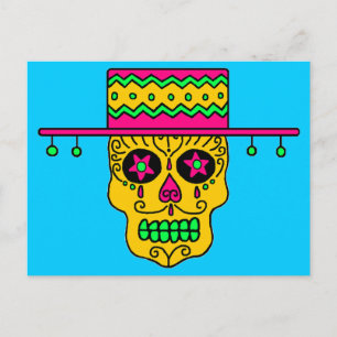 Gaucho Sugar Skull Postkarte