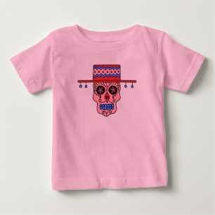 Gaucho Zucker Schädel Baby T-shirt