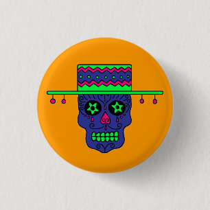 Gaucho Zucker-Schädel Button