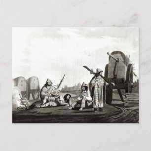 Gauchos von Tucuman, 1820 Postkarte