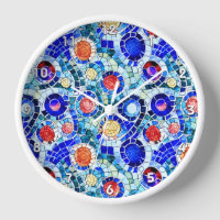 Gaudi Inspiriert Multicolor-Mosaikmuster