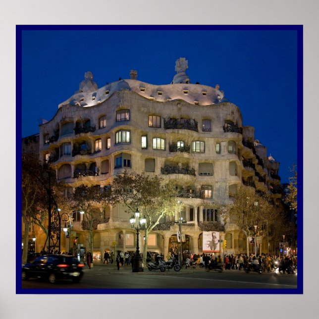 Gaudi La Pedrera Poster VON 8.99 (Vorne)
