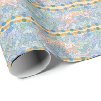 Gaudi Lizard Geschenkpapier
