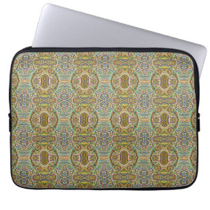 Gaudí Mosaic Inspiriertes Muster - farbenfroh Abst Laptopschutzhülle