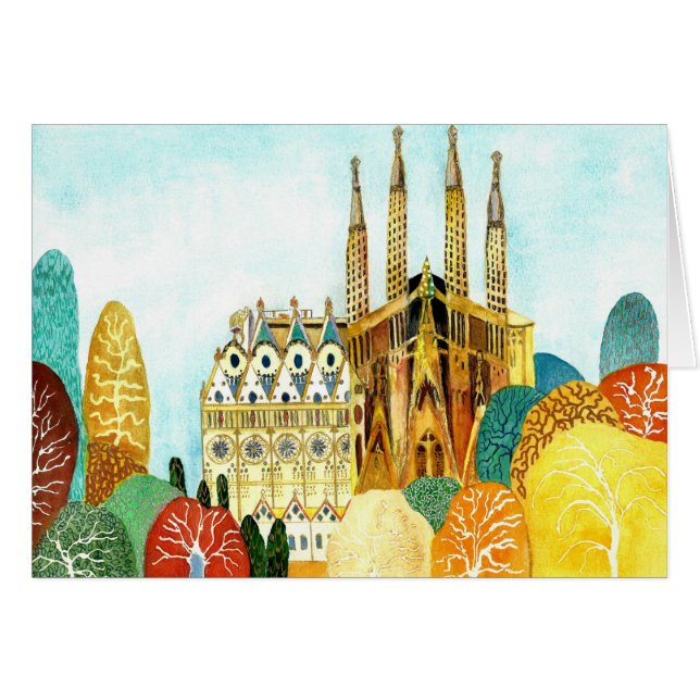 Gaudi 's Barcelone (Devant horizontal)