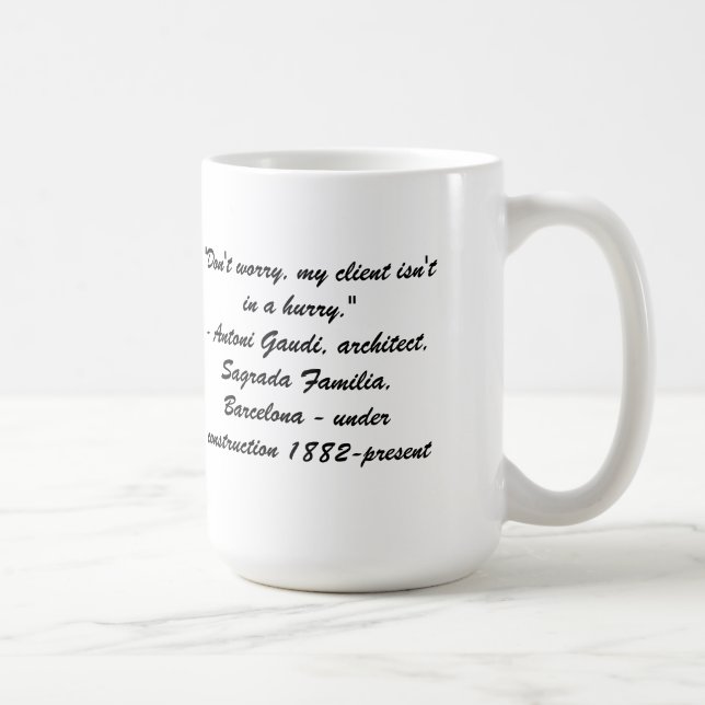 Gaudi - Sagrada Familia, Barcelona-Tasse Kaffeetasse (Rechts)