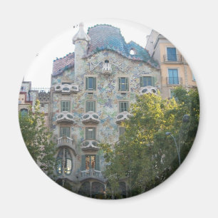 Gaudi Style Haus in Barcelona Magnet