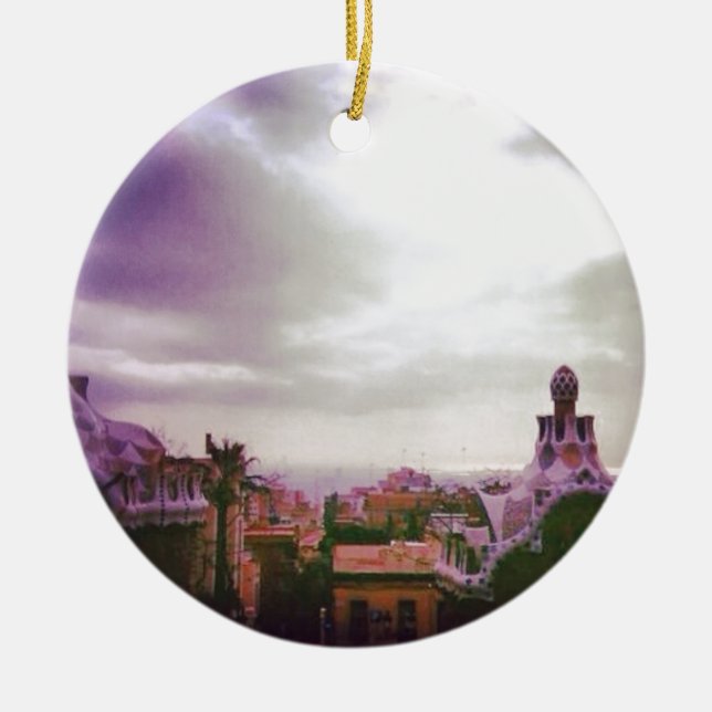 Gaudis Barcelona Keramikornament (Vorne)