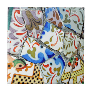 Gaudis Park Guell Mosaik-Fliesen Fliese
