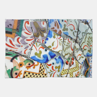 Gaudis Park Guell Mosaik-Fliesen Küchentuch