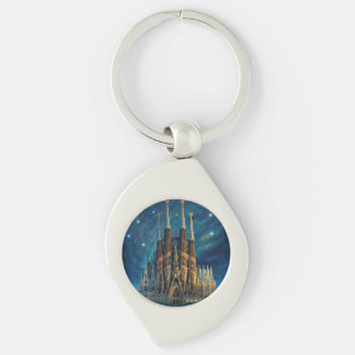Gaudis Starry Dream | Barcelona Sagrada Familia Schlüsselanhänger