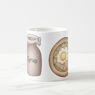 gaufres Et Sirop D'Érable Aliments Café Mug
