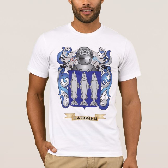 Gaughan Wappen (Familienwappen) T-Shirt (Vorderseite)