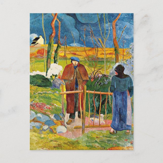 Gauguin - Bonjour, Monsieur Gauguin Postkarte (Vorderseite)