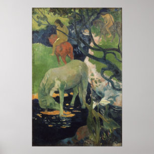 Gauguin - Das Weiße Pferd 1898 Poster