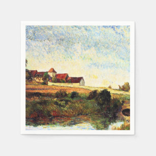 Gauguin - Der landwirtschaftliche Betrieb in Grue, Serviette
