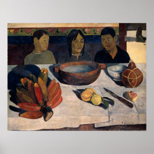 Gauguin - Die Mahlzeit 1891 Poster