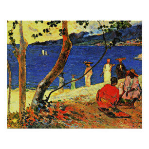 Gauguin - Eine Küste Poster