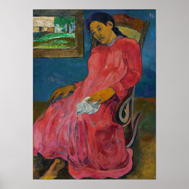 Gauguin - Faaturuma (Melancholic) 1891 Poster (Vorne)