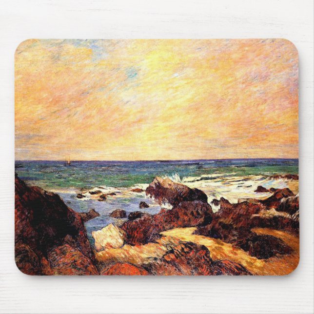 Gauguin - Felsen und Meer, Mousepad (Vorne)