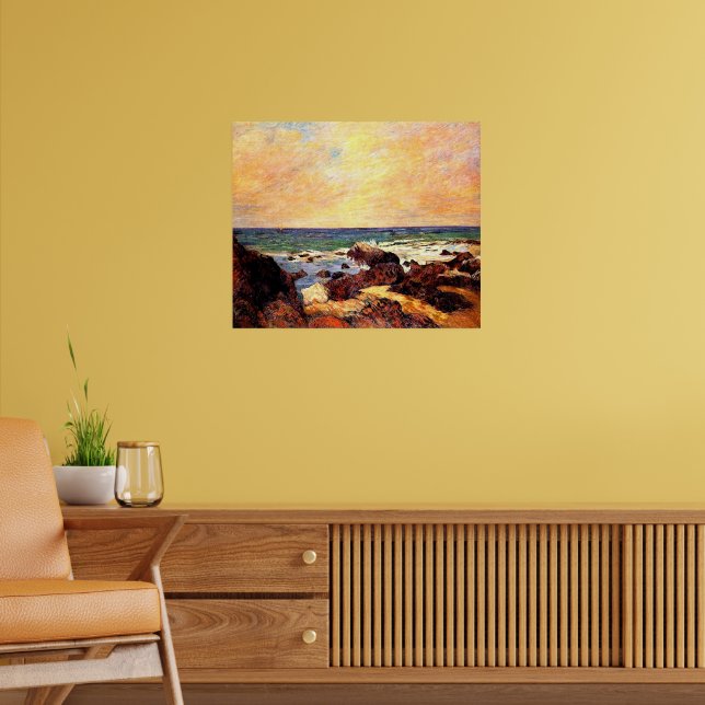 Gauguin - Felsen und Meer, Poster (Wohnzimmer 2)