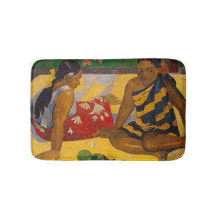 Gauguin Französisch-Polynesien Tahiti Frauen Maler Badematte
