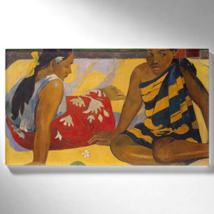 Gauguin Französisch-Polynesien Tahiti Frauen Maler Namenschild