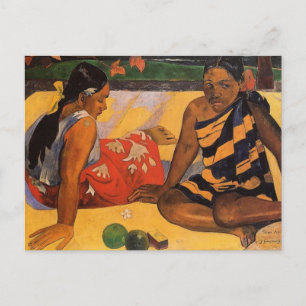Gauguin Französisch-Polynesien Tahiti Frauen Maler Postkarte