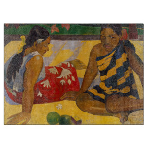 Gauguin Französisch Polynesien Tahiti Frauen Maler Schneidebrett