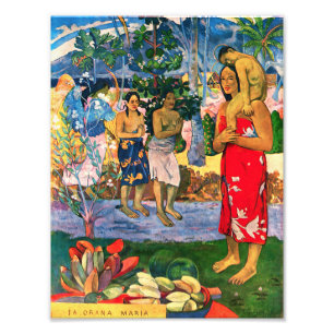 Gauguin Ia Orana Maria Foto-Druck Fotodruck