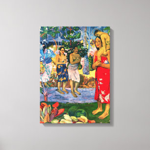 Gauguin Ia Orana Maria Leinwand-Verpackung Leinwanddruck