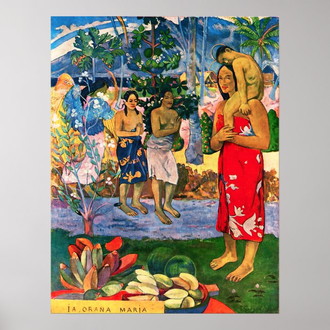 Gauguin Ia Orana Maria Poster (Vorne)