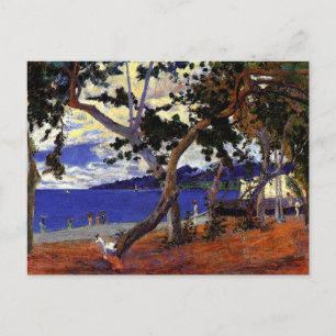 Gauguin - Küstenlandschaft von Martinique Postkarte