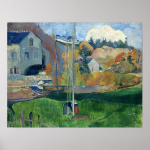 Gauguin - Landscape In Brittany, David Mill 1894 Poster
