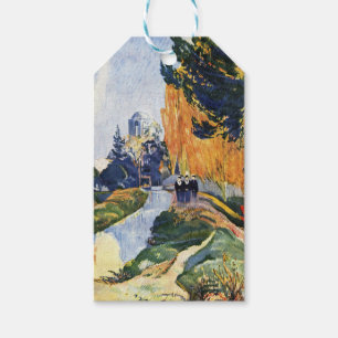 Gauguin Les Alyscamps, Baumweg Kirchenlandschaft Geschenkanhänger