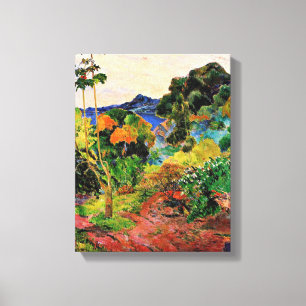 Gauguin - Martinique Landschaft, berühmtes Bild, Leinwanddruck