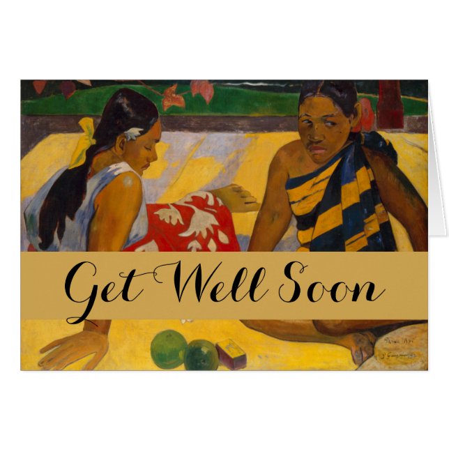 Gauguin Polynésie Française Tahiti Femmes Peinture (Devant horizontal)
