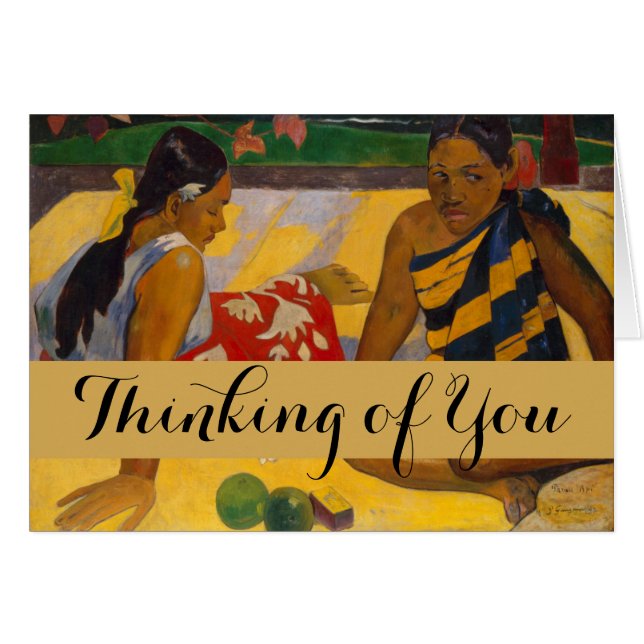 Gauguin Polynésie Française Tahiti Femmes Peinture (Devant horizontal)