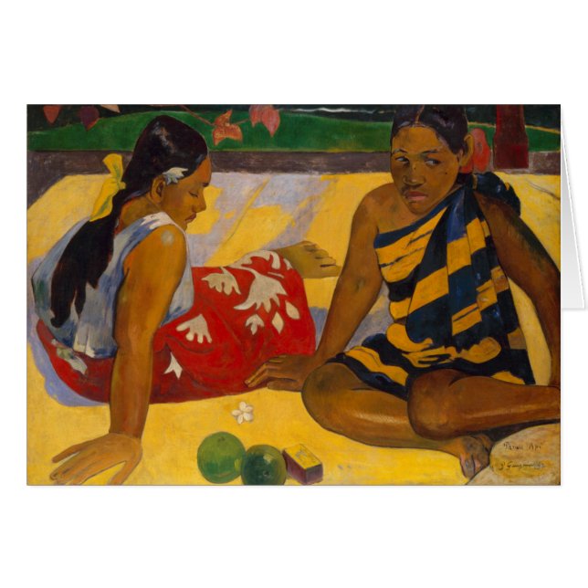 Gauguin Polynésie Française Tahiti Femmes Peinture (Devant horizontal)