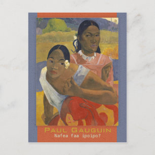 Gauguin Quand épouseras-tu la carte postale CC0694