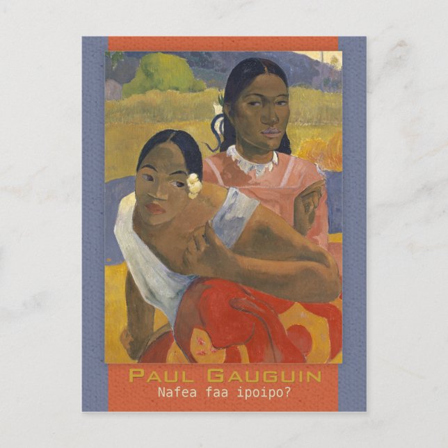 Gauguin Quand épouseras-tu la carte postale CC0694 (Devant)