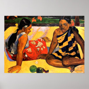 Gauguin - Quoi de neuf ? Tableau de Paul Gauguin
