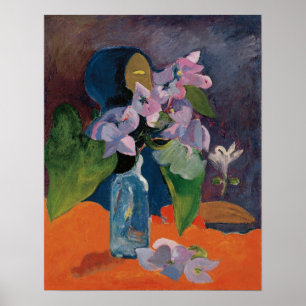 Gauguin - Stillleben mit Blume 1892 Poster