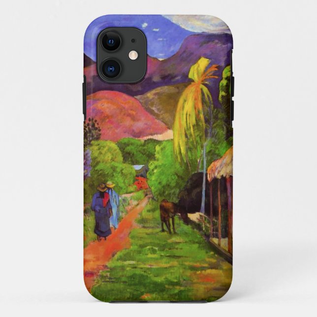 Gauguin Straße in Tahiti iPhone 5 Fall Case-Mate iPhone Hülle (Rückseite)