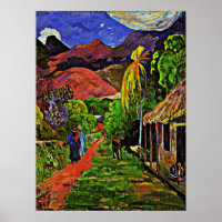 Gauguin - Straße in Tahiti