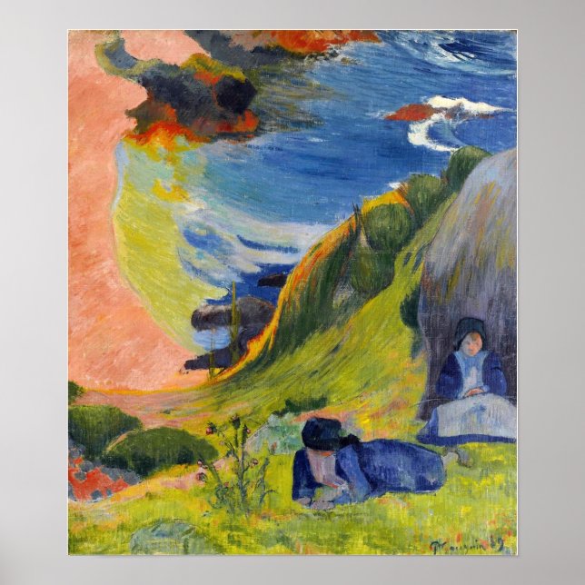 Gauguin - Über dem Meer 1889 Poster (Vorne)